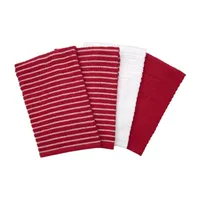 Ritz Stripe Bar Mop 4-Pc. Kitchen Towel