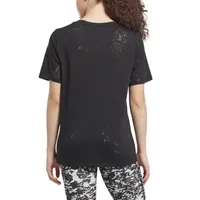 Reebok Womens Crew Neck Short Sleeve T-Shirt