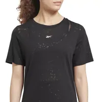 Reebok Womens Crew Neck Short Sleeve T-Shirt