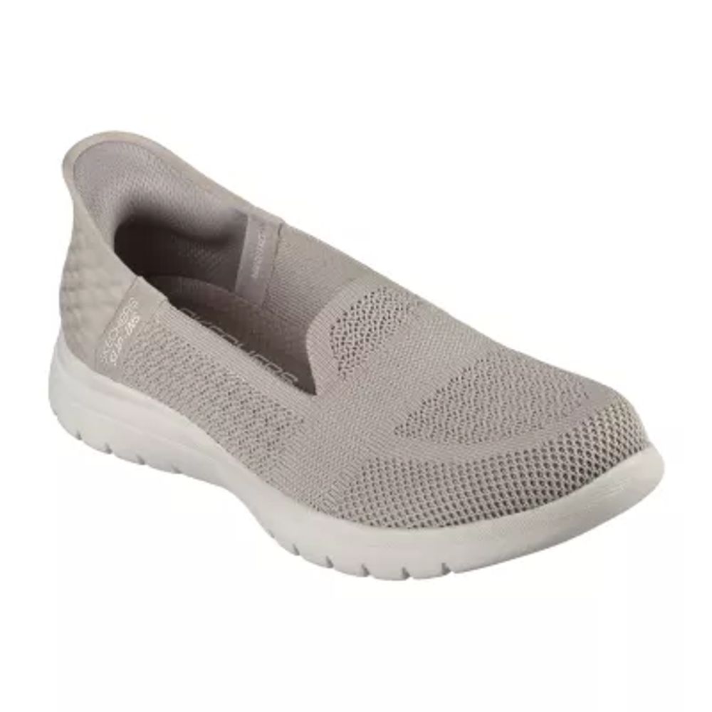 Skechers Womens Hands Free Slip-Ins On The Go Flex Serene Slip-On Shoe