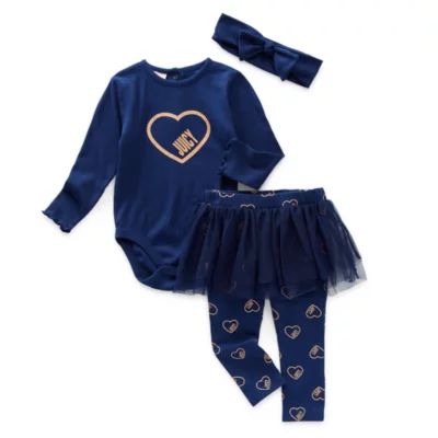 Juicy By Couture Baby Girls -pc. Bodysuit Set