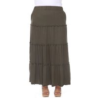 White Mark Womens Mid Rise Maxi Skirt