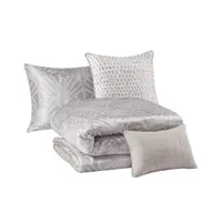 Beautyrest Kiona Velvet 5-pc. Midweight Comforter Set