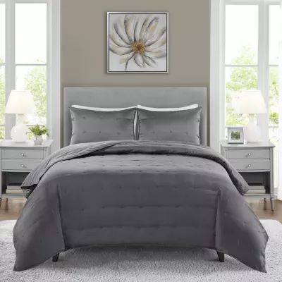 Beautyrest Ames Charmeuse 3-pc. Embroidered Coverlet Set