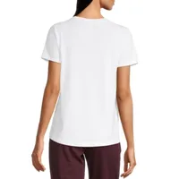 Xersion Womens Cotton Crew Neck Short Sleeve T-Shirt