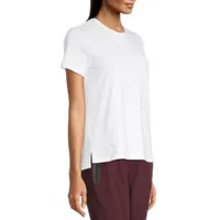 Xersion Womens Cotton Crew Neck Short Sleeve T-Shirt