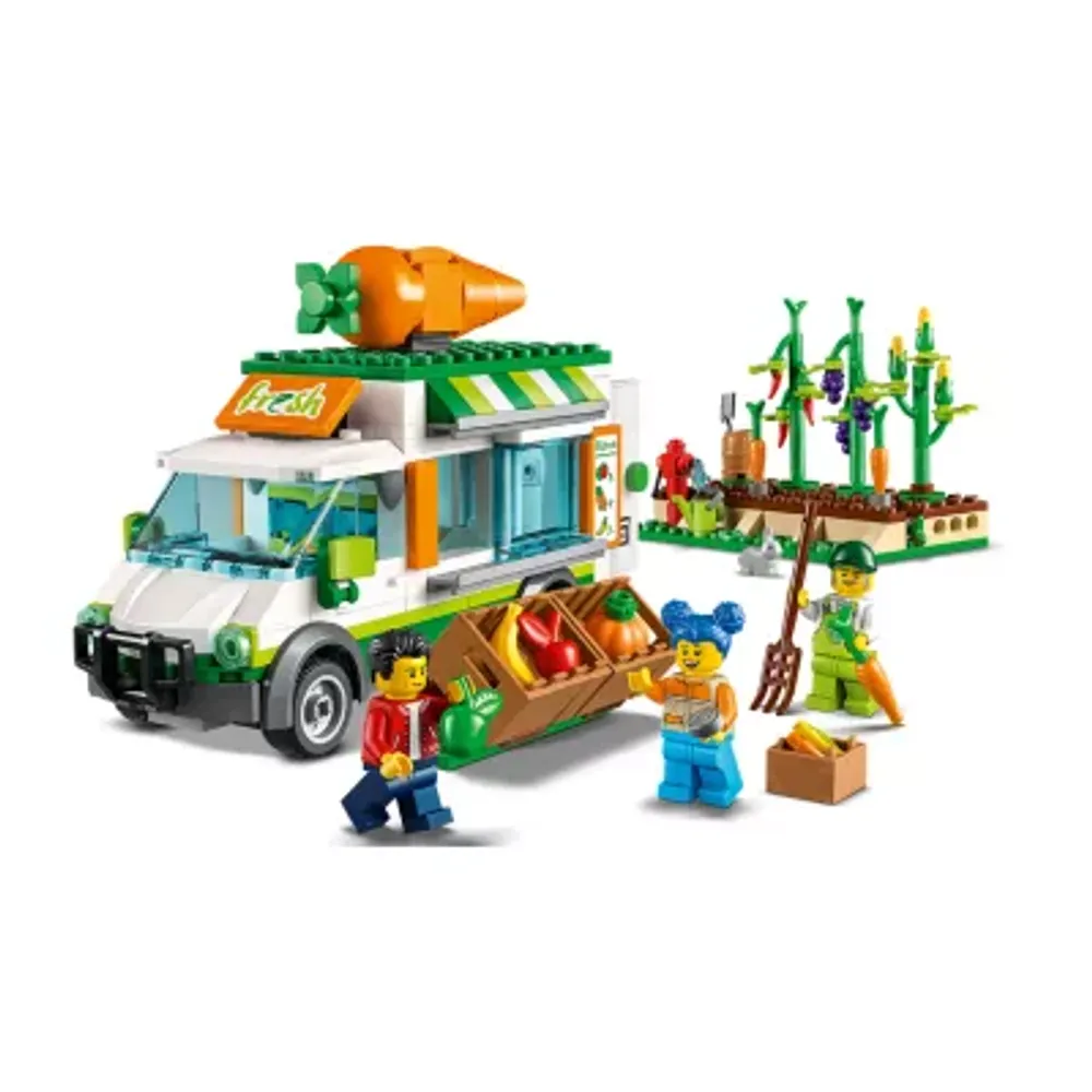 LEGO City Farm Farmers Market Van 60345 Building Set (310 Pieces)