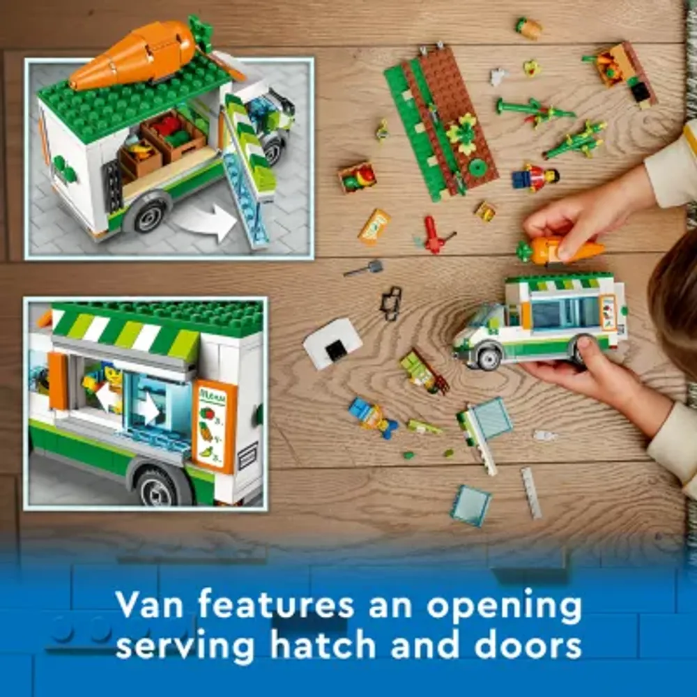 LEGO City Farm Farmers Market Van 60345 Building Set (310 Pieces)