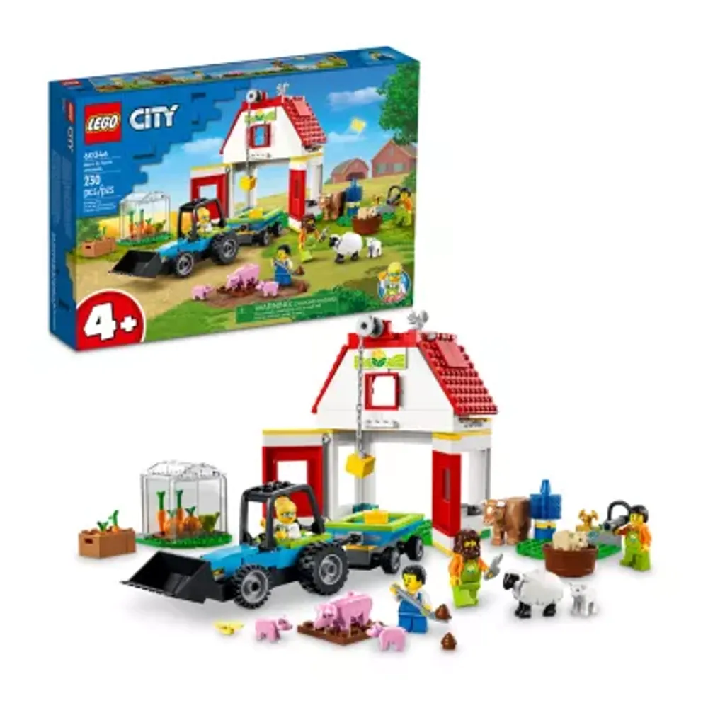 LEGO City Farm Barn & Farm Animals 60346 Building Set (230 Pieces)