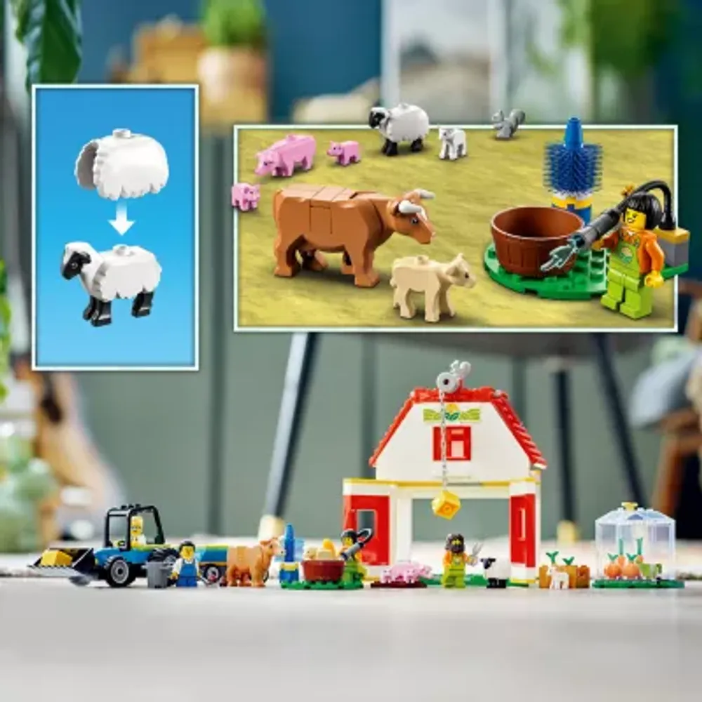 LEGO City Farm Barn & Farm Animals 60346 Building Set (230 Pieces)