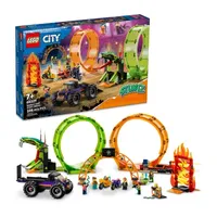 LEGO City Stuntz Double Loop Stunt Arena 60339 Building Set (598 Pieces)
