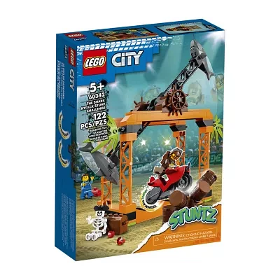 LEGO City Stuntz The Shark Attack Stunt Challenge 60342 Building Set (122 Pieces)