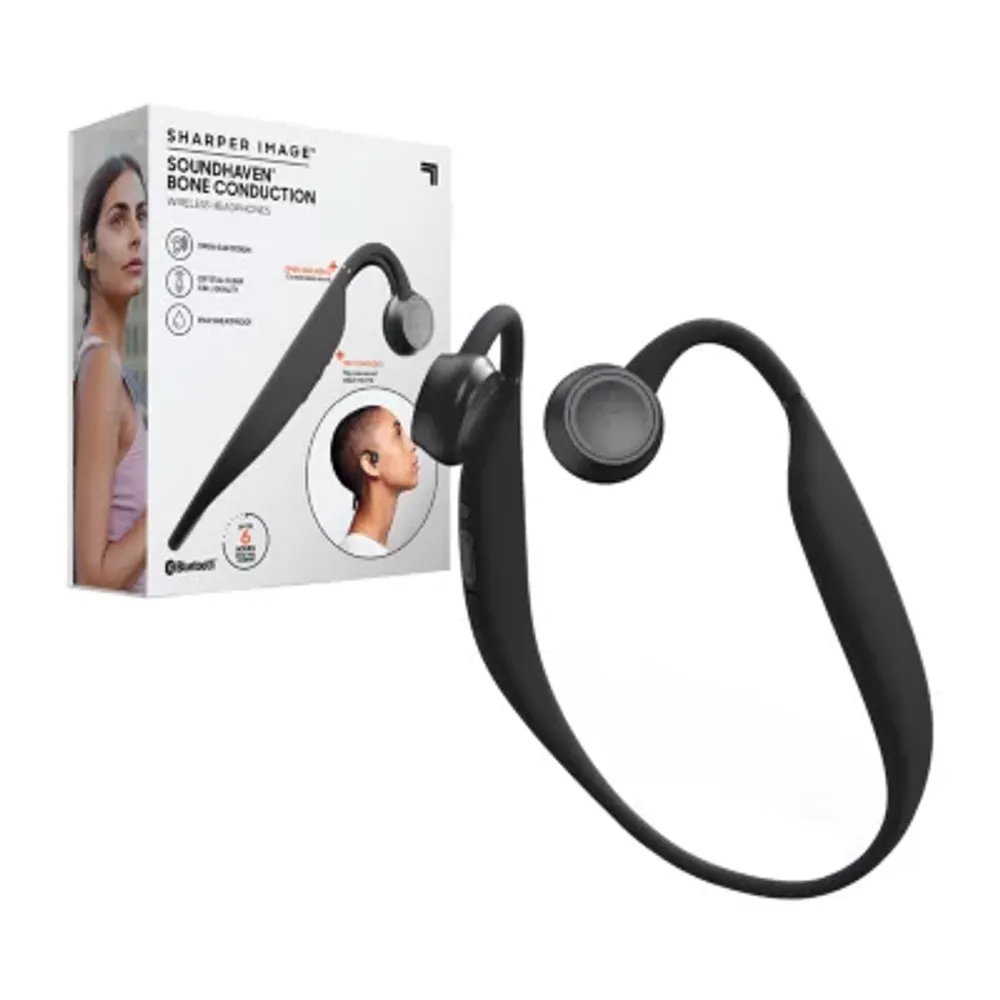 Sharper Image Soundhaven Bone Conduction Wireless Headphones