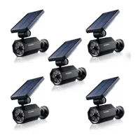 Bell + Howell Bionic Spotlight Solar Powered Motion Activated Outdoor Spotlight 5 Pack