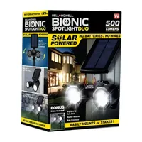 Bell + Howell Bionic Spotlight Duo Solar Powered Motion Activated Spotlight