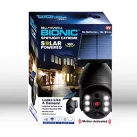 Bell + Howell Bionic Security Spotlight Extreme Solar Powered Motion Activated