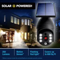 Bell + Howell Bionic Security Spotlight Extreme Solar Powered Motion Activated