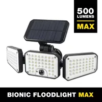 Bell + Howell Floodlight Max Solar Powered 500 Lumens Multi-Directional Light