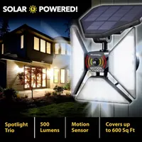 Bell + Howell Spotlight Trio Solar Powered Multi-Directional Light