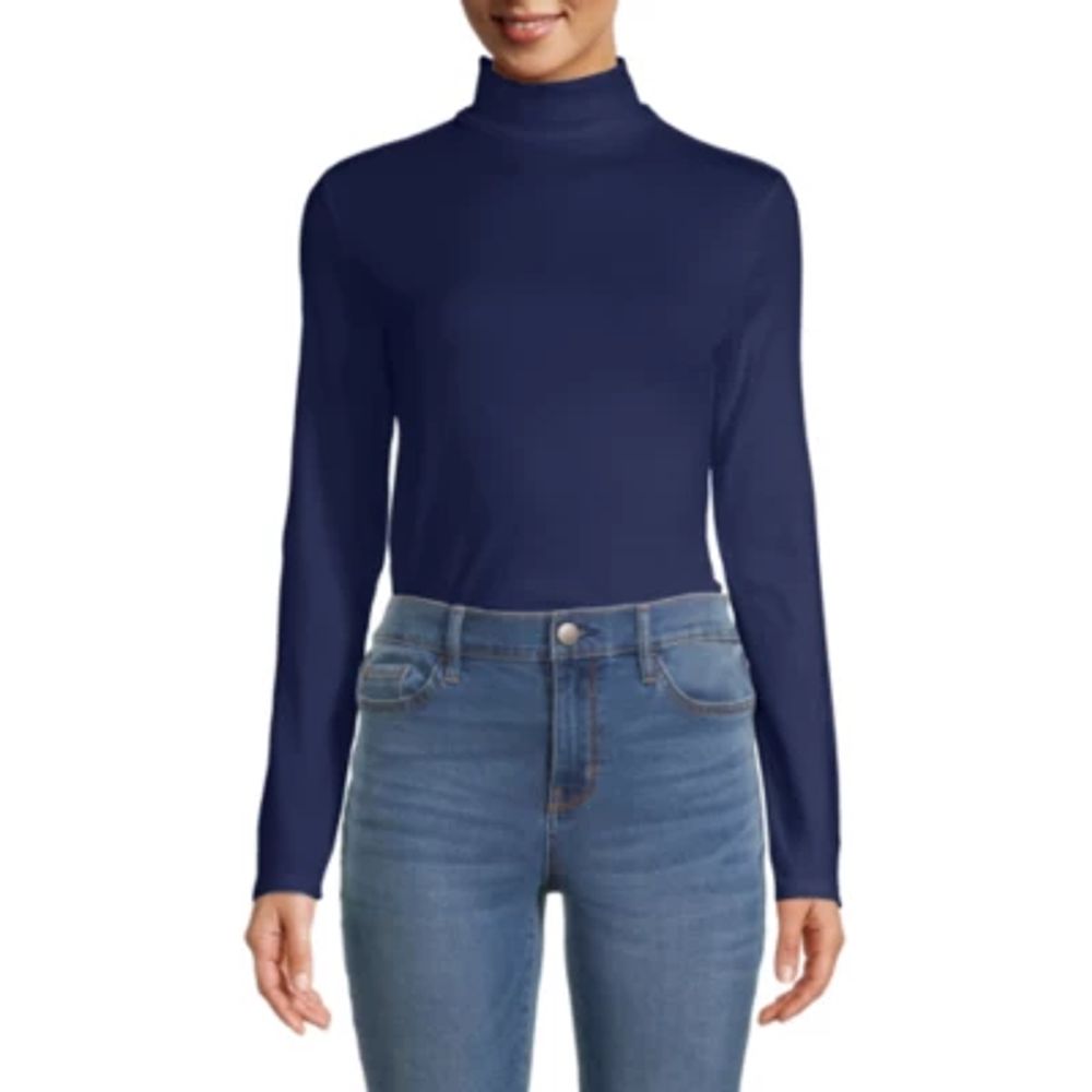 a.n.a Womens Long Sleeve Turtleneck