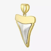 Shark Tooth Womens 14K Gold Pendant