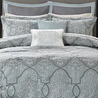 Madison Park Anouk 12-pc. Jacquard Complete Bedding Set with 100% Cotton Sheets