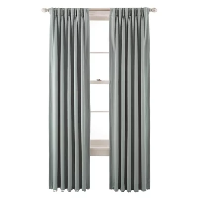 JCPenney Home Kathryn Energy Saving Light-Filtering Pinch Pleat Single Curtain Panel