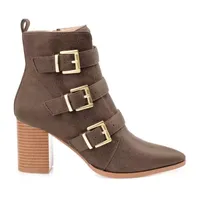 Journee Collection Womens Winsley Stacked Heel Booties