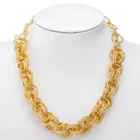 Monet Jewelry 18 Inch Link Collar Necklace