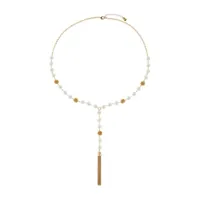 Monet Jewelry Simulated Pearl 28 Inch Rolo Y Necklace