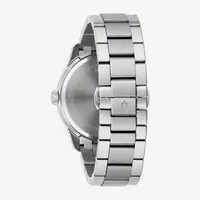 Bulova Classic Wilton Mens Silver Tone Stainless Steel Bracelet Watch 96b386