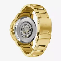 Bulova Marine Star Series C Mens Automatic Gold Tone Stainless Steel Bracelet Watch 97a174