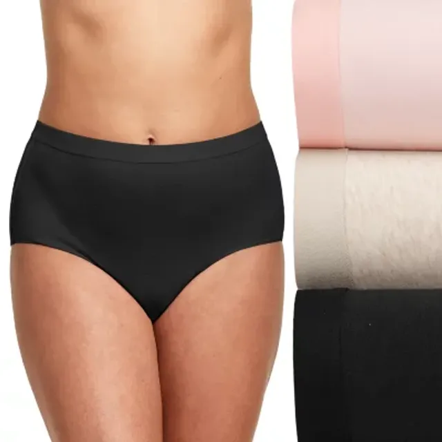 Women's Hanes® Ultimate Comfort, Period.™ 3-Pack Moderate Leaks Brief Period  Underwear Pack 40FDM3