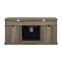 Barndoor Fireplace Tv Stand