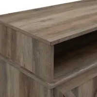 Barndoor Fireplace Tv Stand