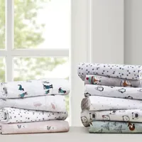 Intelligent Design Cozy Soft Print Flannel Deep Pocket Sheet Set