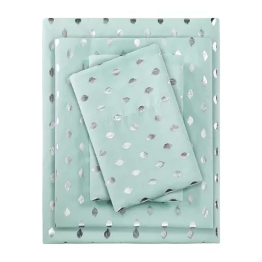 Intelligent Design Metallic Dot Printed Sheet Set