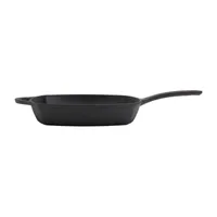 Mason Craft And More 10.25" Mcm Square Pan With Assist Handle Cast Iron Grill Pan