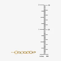 Womens 10K Gold 20 Inch Rolo Chain Necklace