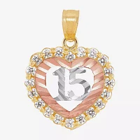Womens 14K Gold Heart Pendants