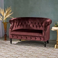 Milani Track-Arm Upholstered Loveseat