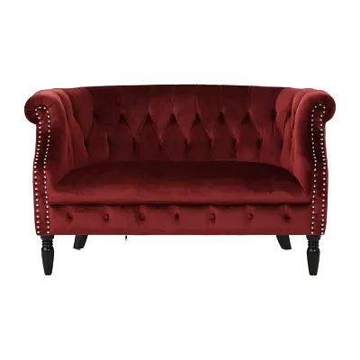 Milani Track-Arm Upholstered Loveseat