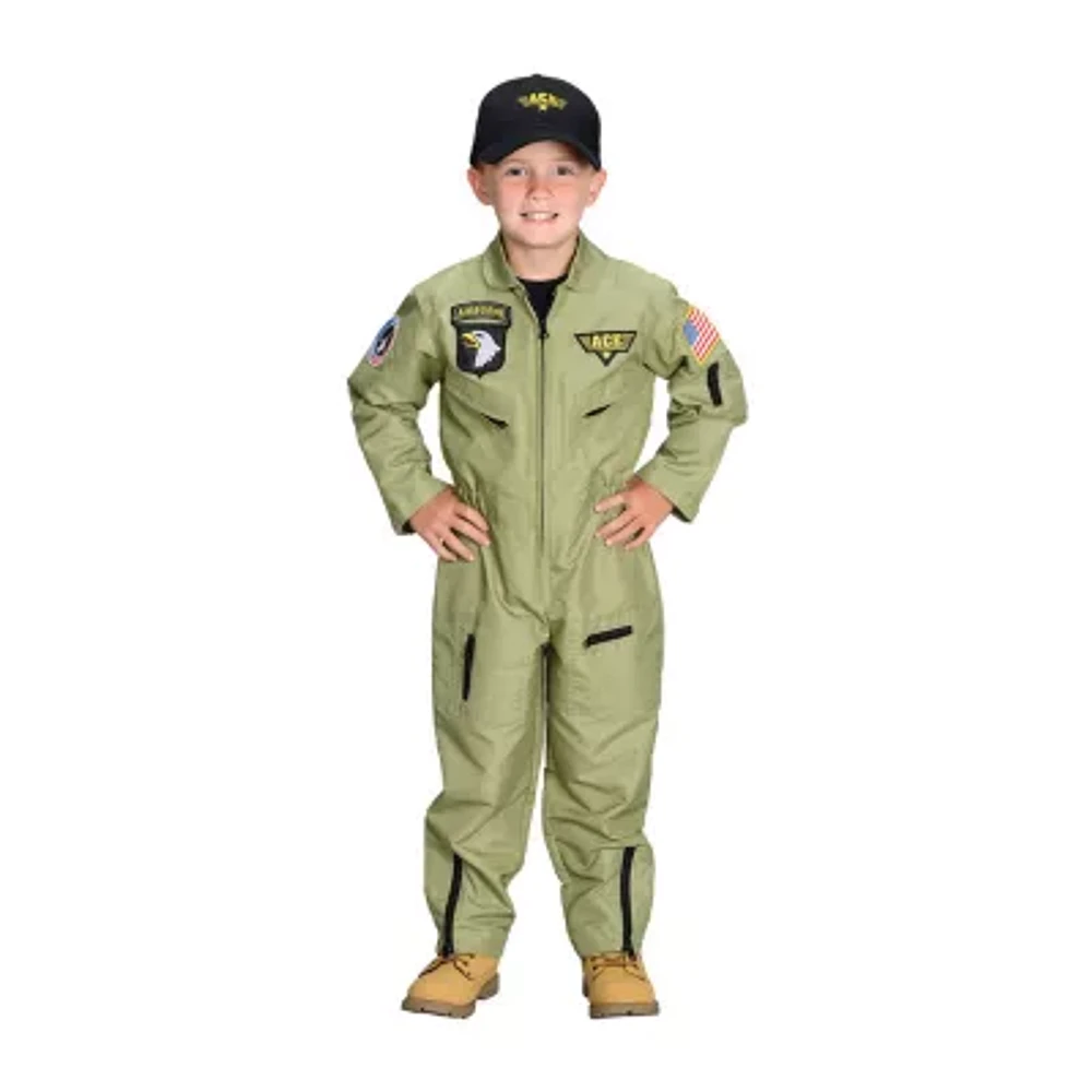 Little & Big  Boys Fighter Pilot Costume