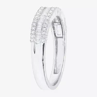 (G-H / Vs2-Si1) 1/2 CT. T.W. Lab Grown White Diamond 10K Gold Anniversary Band