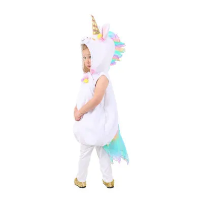 Girls Pastel Unicorn 2-pc. Costume