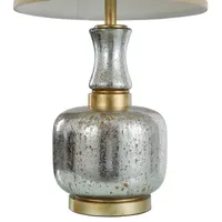 Stylecraft 16 W Silver & Copper Table Lamp