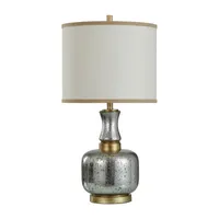 Stylecraft 16 W Silver & Copper Table Lamp