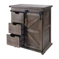 Stylecraft Persley Grey Wooden Accent Cabinet