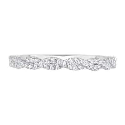 Signature By Modern Bride 1/5 CT. T.W. Mined White Diamond 10K Gold Anniversary Wedding Band