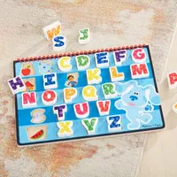 Melissa & Doug Blues Clues Rainbow Stacker Puzzle Baby Play